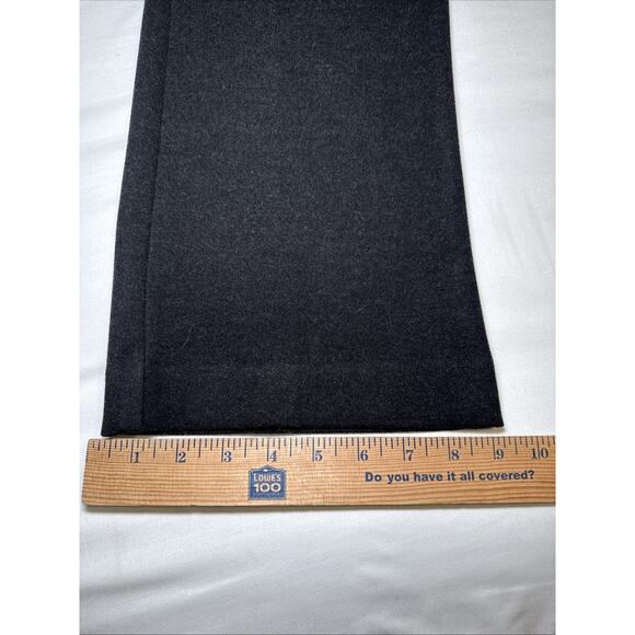 Express Boot Cut High Rise Pull On Dark Charcoal Gray Pants Career Large NWOT - Picture 9 of 11